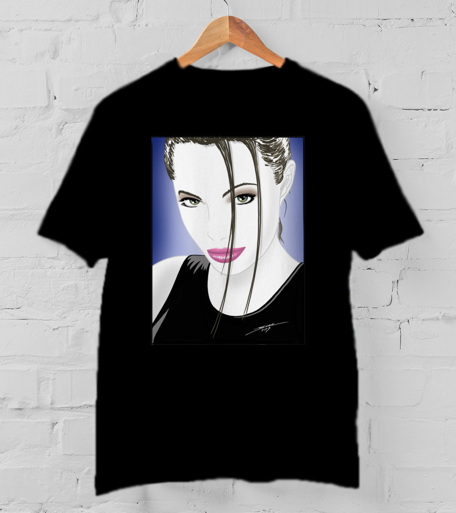 Angelic Raider Femme Fatale Portrait 59647 T-Shirt