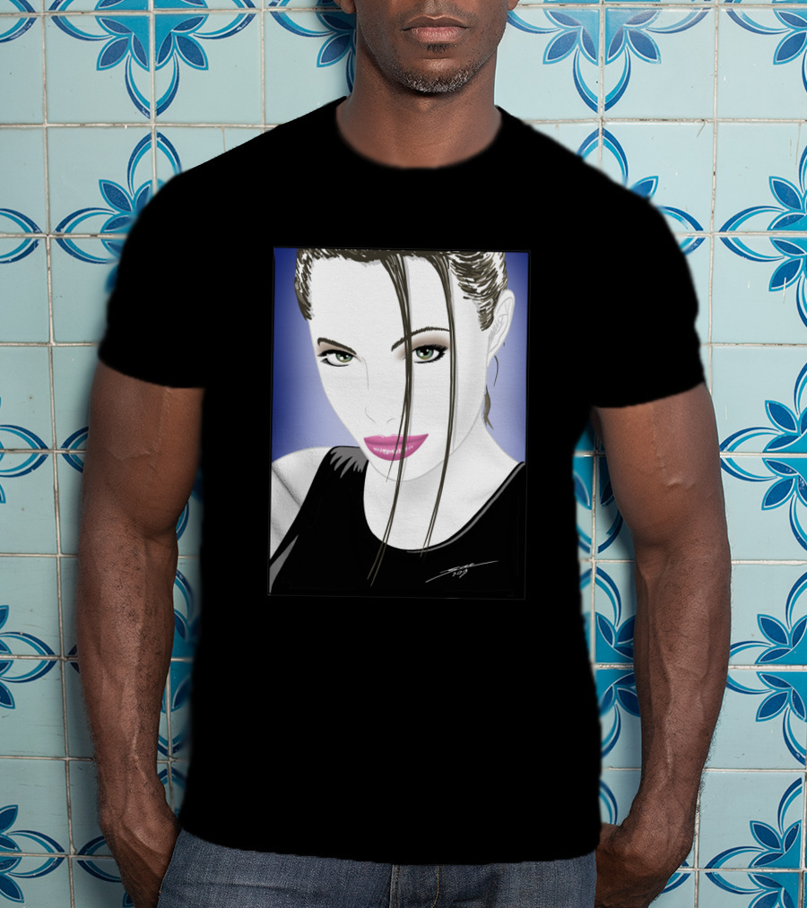Angelic Raider Femme Fatale Portrait 59647 T-Shirt