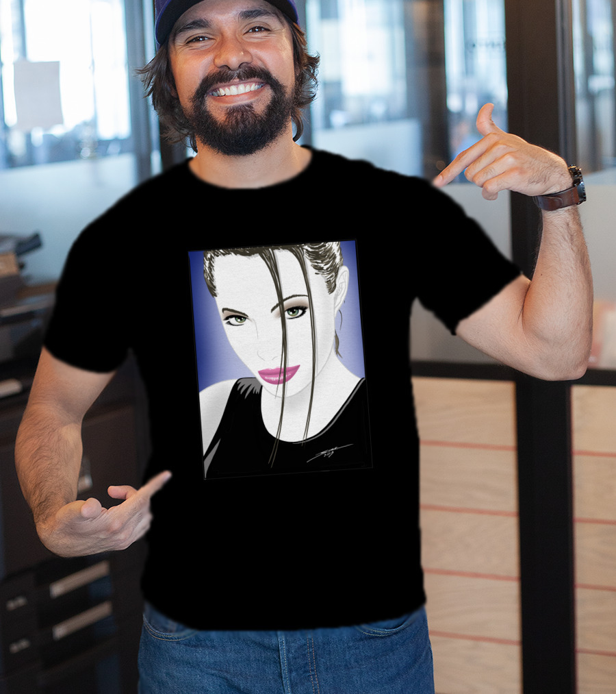 Angelic Raider Femme Fatale Portrait 59647 T-Shirt