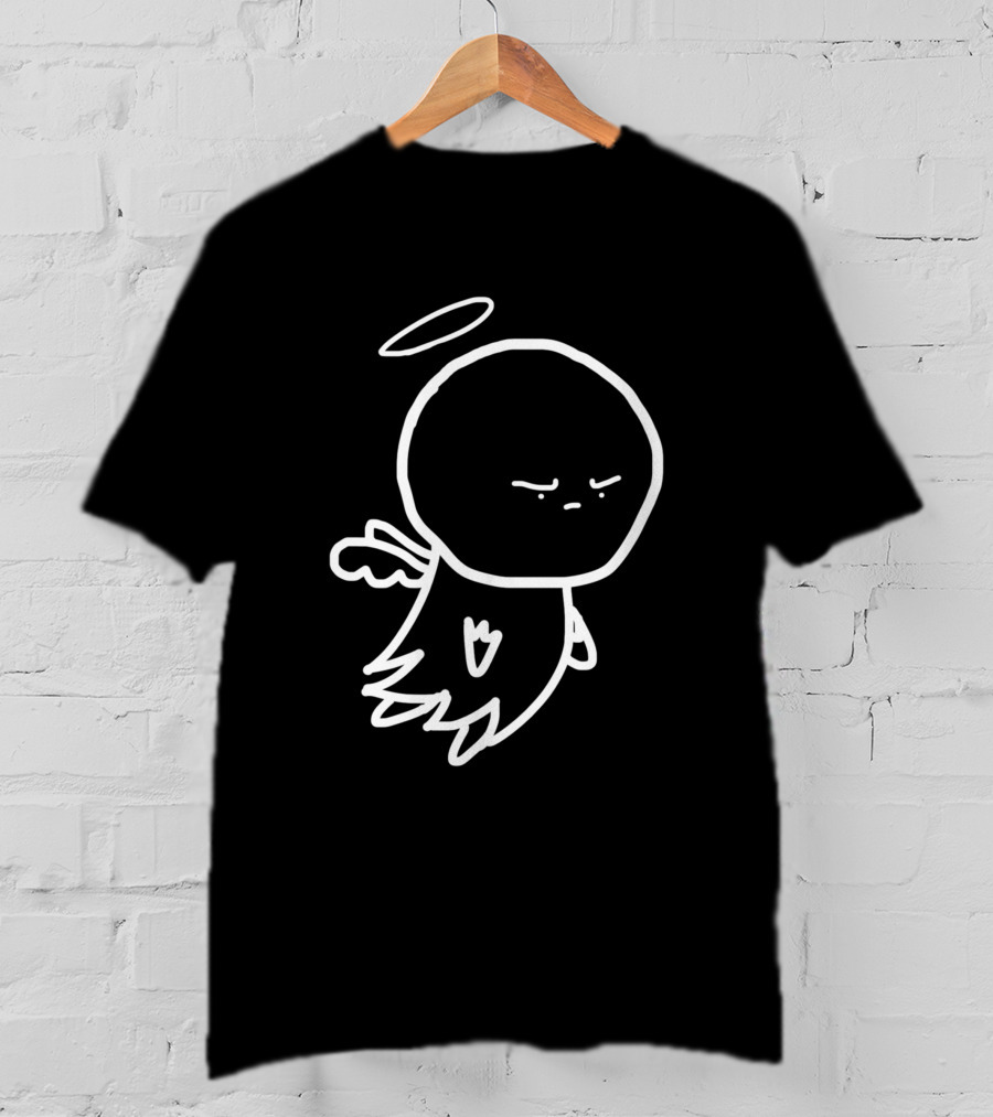 Angry Cherub Minimalist Line Art 836665 T-Shirt