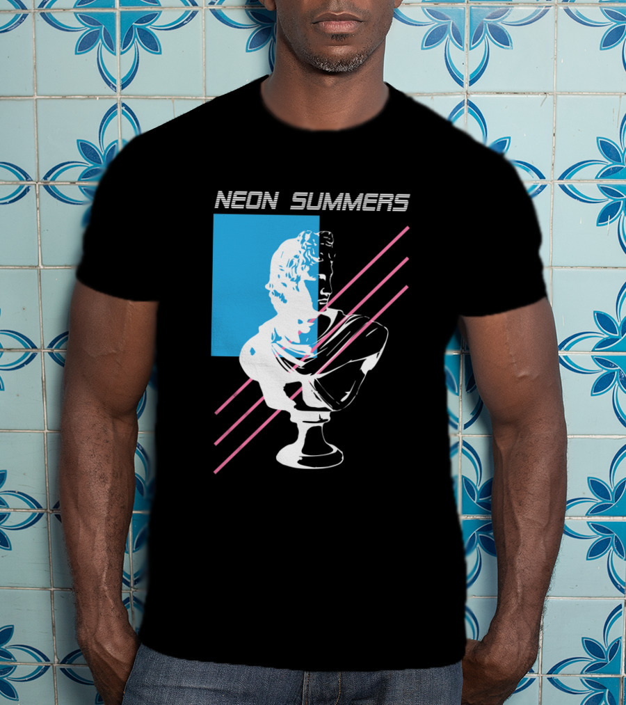 Neon Summers Apollo Bust T-Shirt