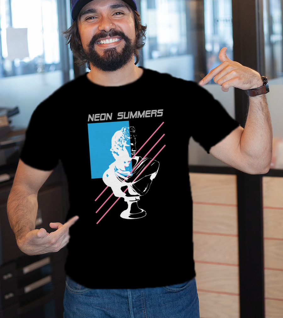 Neon Summers Apollo Bust T-Shirt