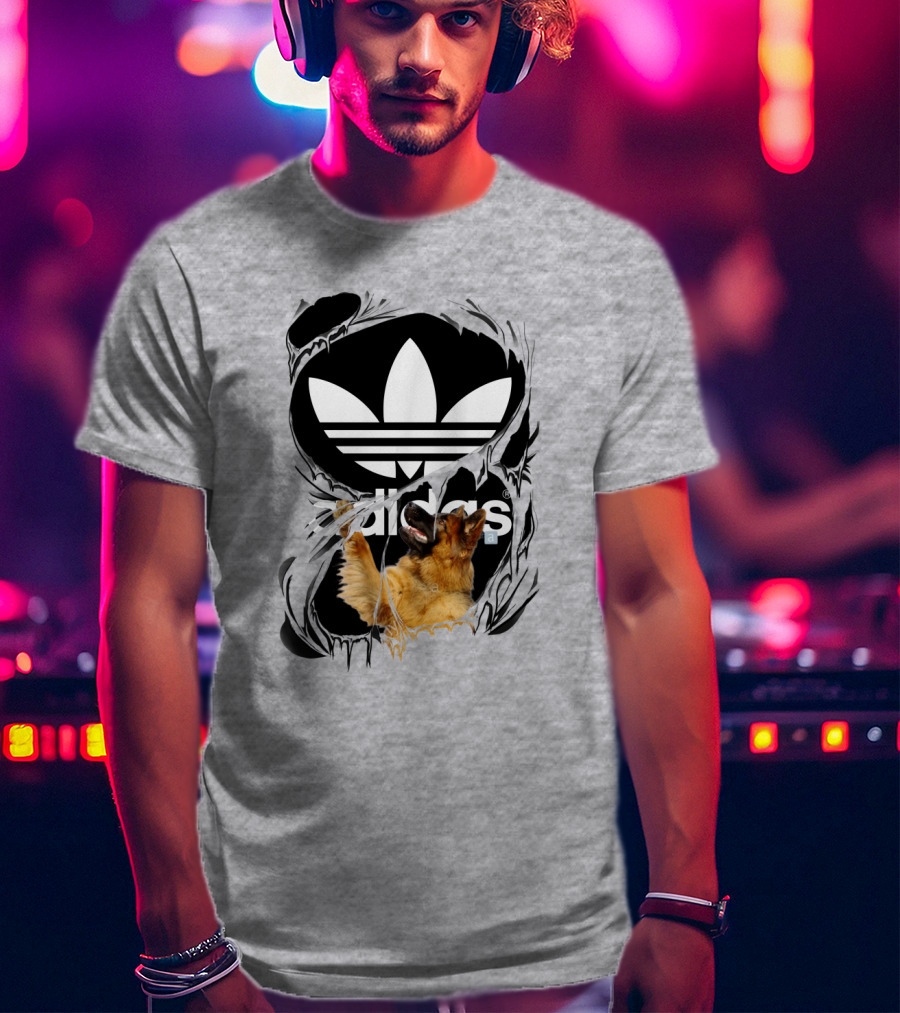 German Shepherd Torn T-Shirt