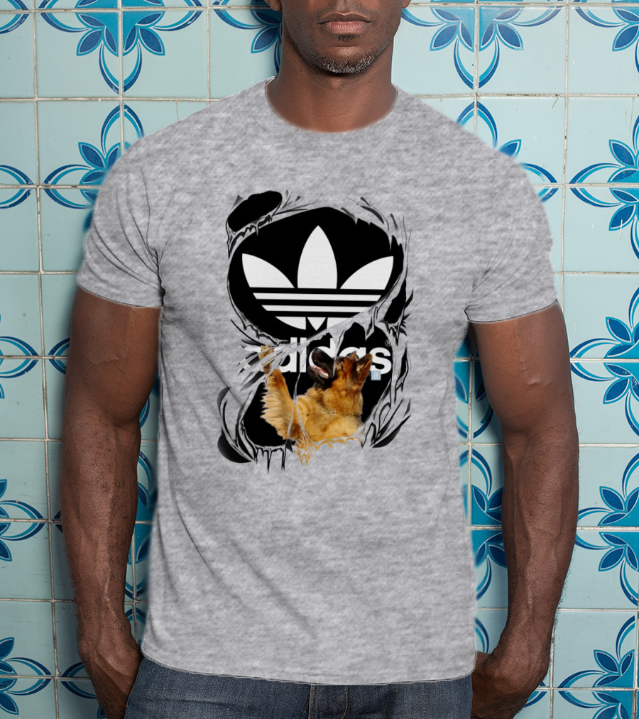 German Shepherd Torn T-Shirt
