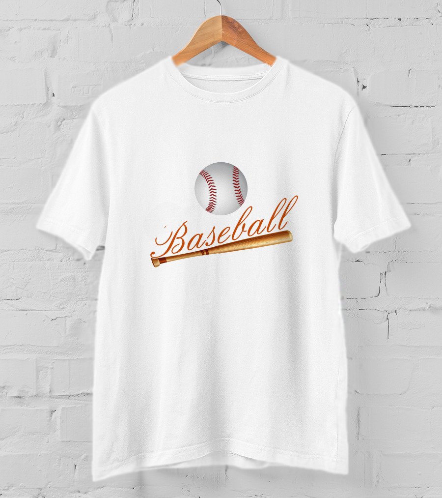 Baseball Mom Ever Baseball Cap Bat Ball Icons T-Shirt