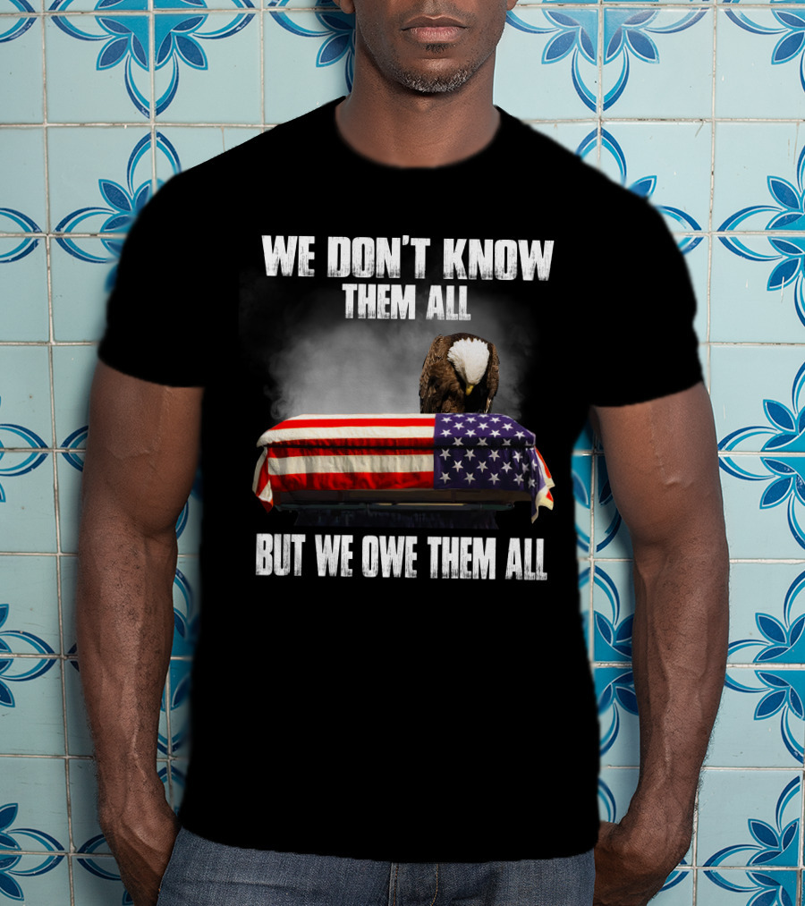 We Don't Know Them All But We Owe Them All American Eagle Day T-Shirt