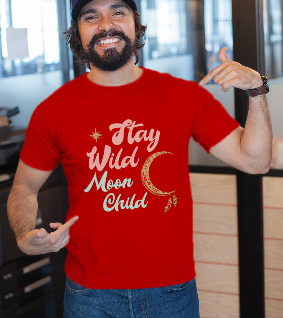 Stay Wild Moon Child Star And Crescent T-Shirt