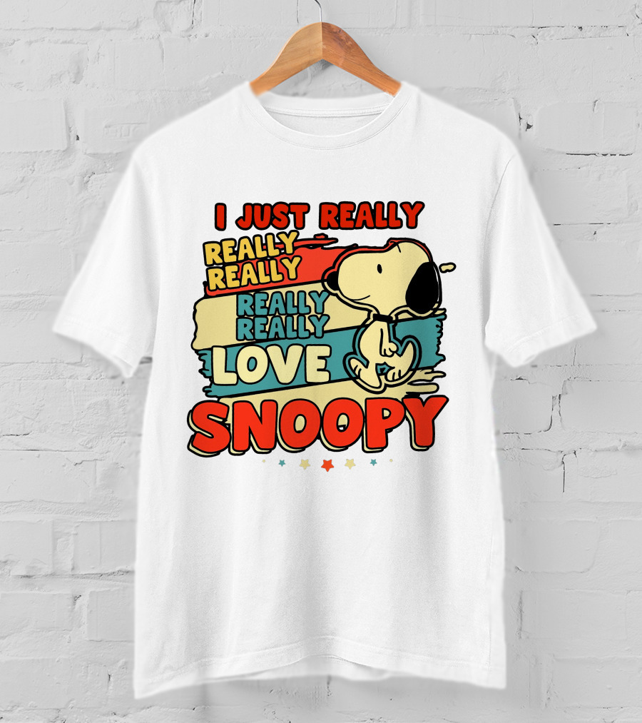 I Just Really Really Really Really Love Snoopy T-Shirt