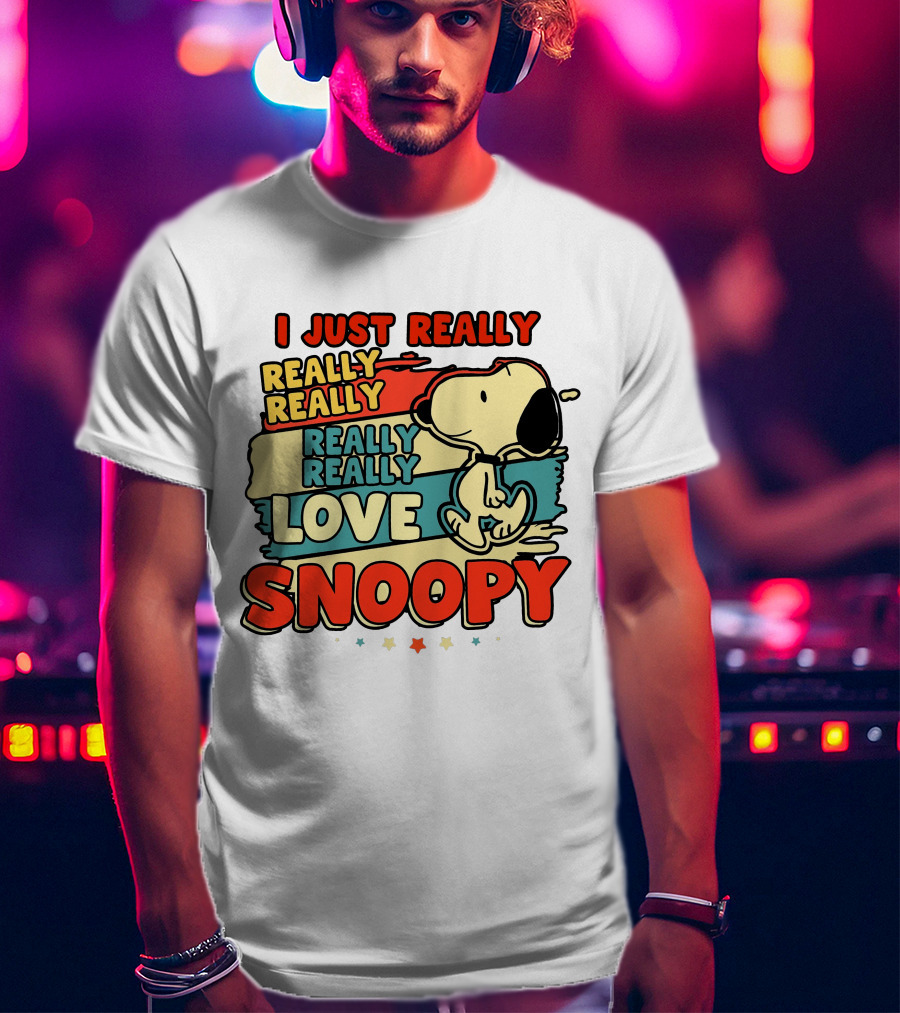 I Just Really Really Really Really Love Snoopy T-Shirt