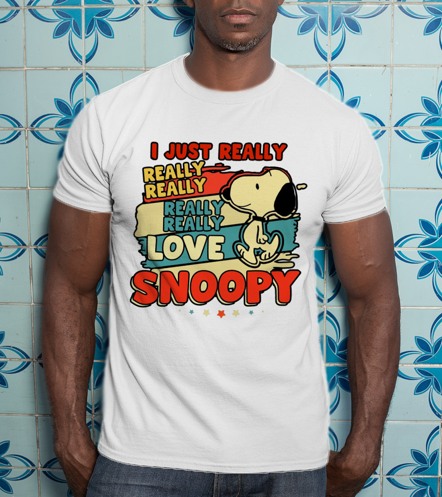 I Just Really Really Really Really Love Snoopy T-Shirt
