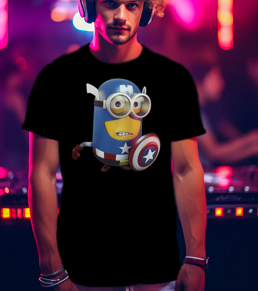 Minion Captain America T-Shirt