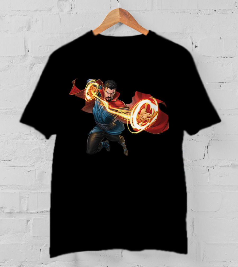 Doctor Strange Marvel Magic Hero Action Pose T-Shirt