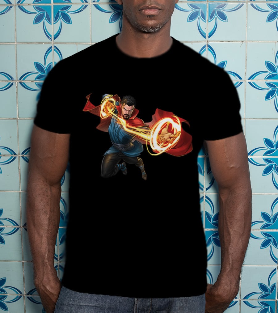 Doctor Strange Marvel Magic Hero Action Pose T-Shirt