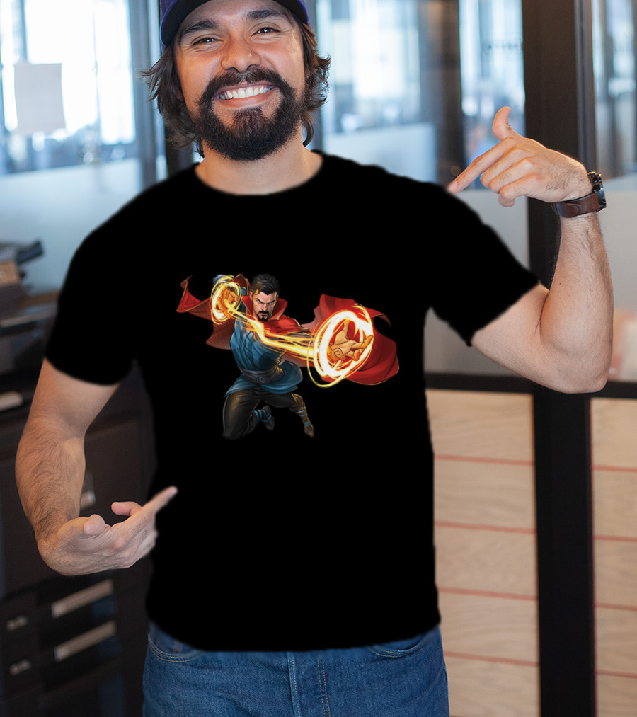 Doctor Strange Marvel Magic Hero Action Pose T-Shirt
