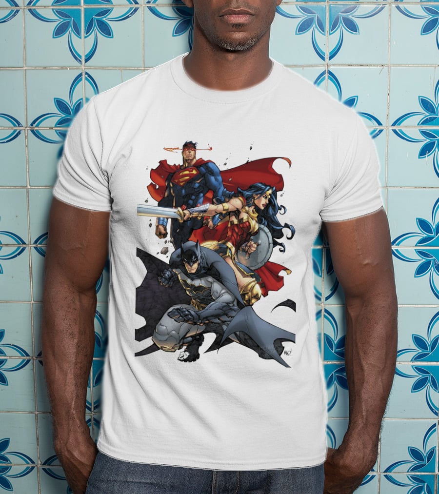 Justice League Trinity Superman Wonder Woman Batman T-Shirt