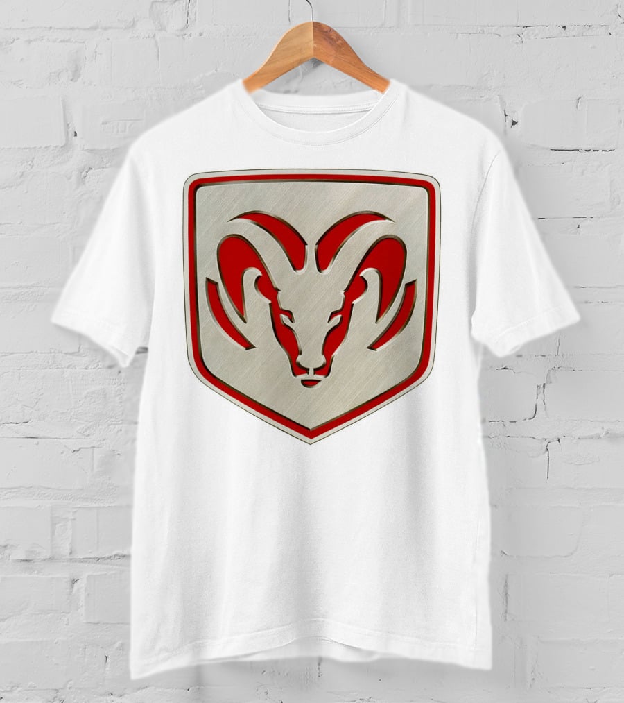 The Ram Emblem Silver Redbadge T-Shirt