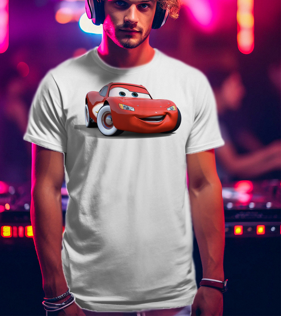 Lightning McQueen Pixar Cars Character T-Shirt