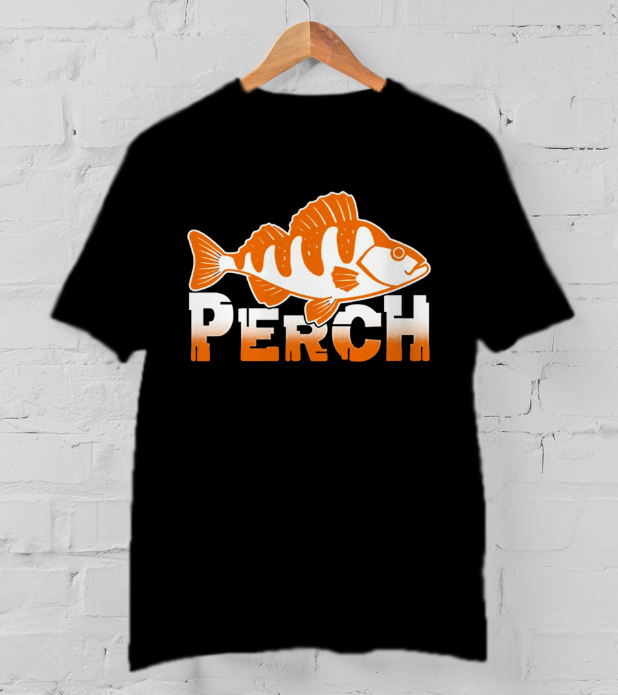PERCH Fish Orange T-Shirt
