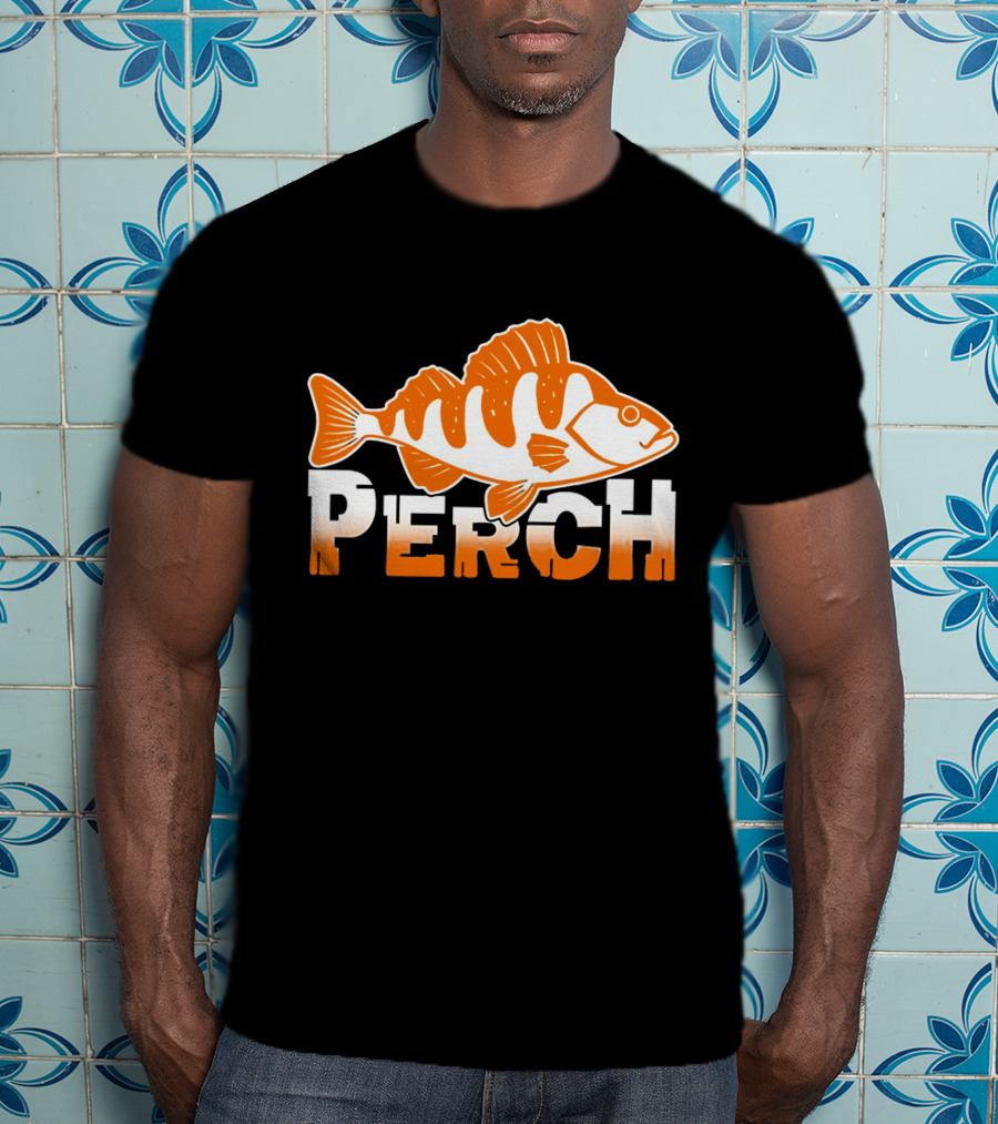 PERCH Fish Orange T-Shirt