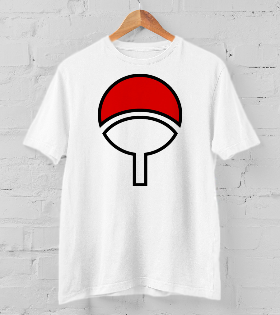 Clan Uchiha Sharingan Fan Symbol T-Shirt