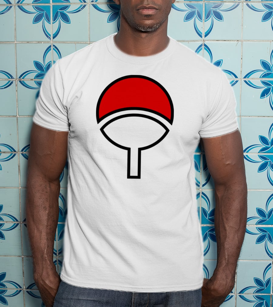Clan Uchiha Sharingan Fan Symbol T-Shirt