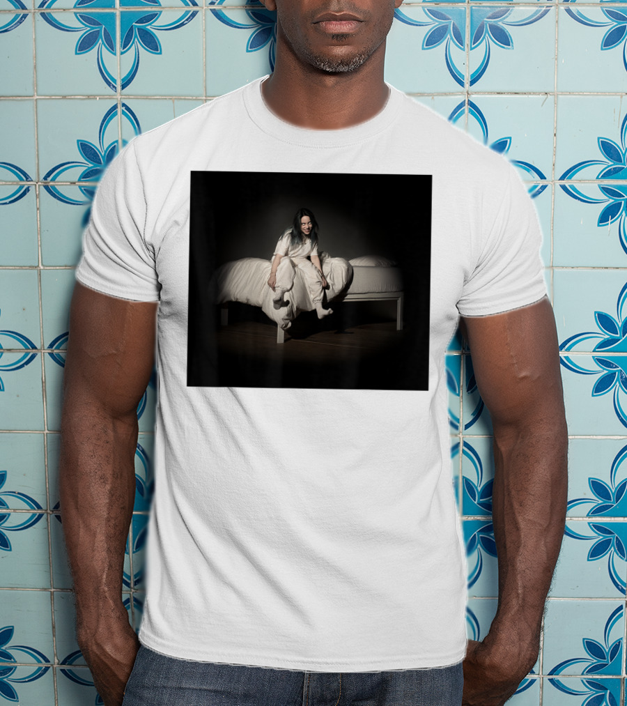 Billie Eilish Sweet Dreams Bed Scene White T-Shirt