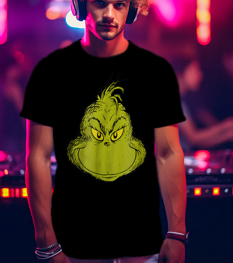 Dr Seuss Grinch Iconic Face Classic T-Shirt