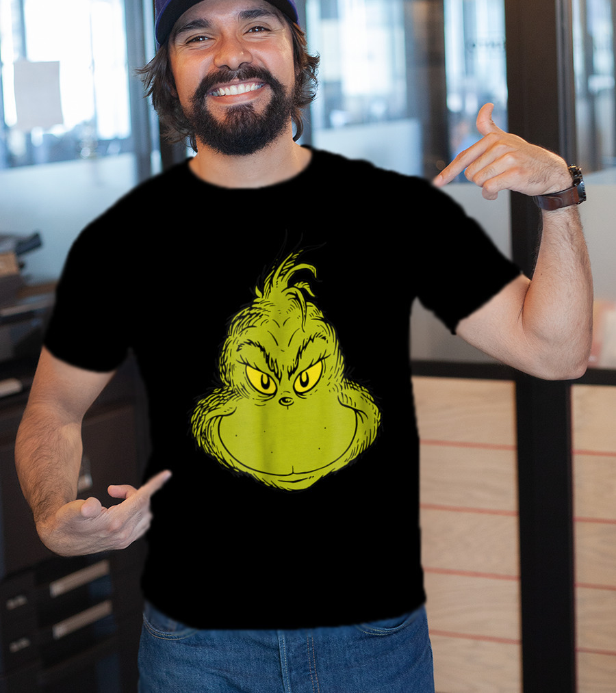 Dr Seuss Grinch Iconic Face Classic T-Shirt