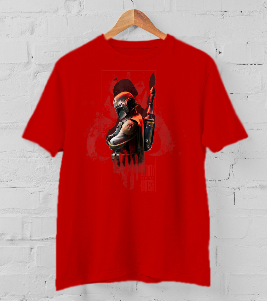 Star Wars Boba Fett Mandalorian Hunter Mythosaur Crest T-Shirt