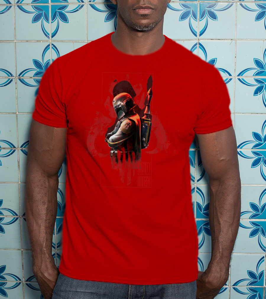 Star Wars Boba Fett Mandalorian Hunter Mythosaur Crest T-Shirt