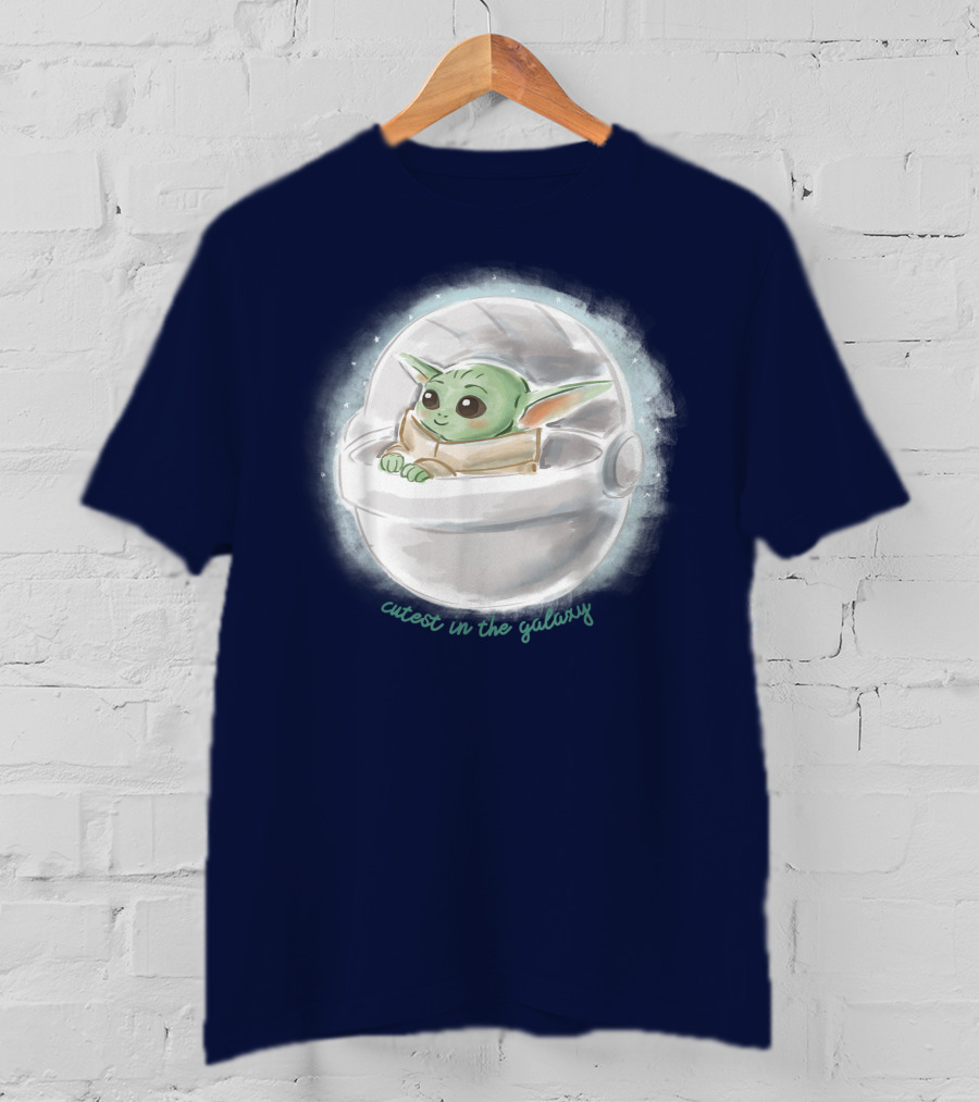 Star Wars The Mandalorian The Child Cutest In The Galaxy Floating Pod T-Shirt