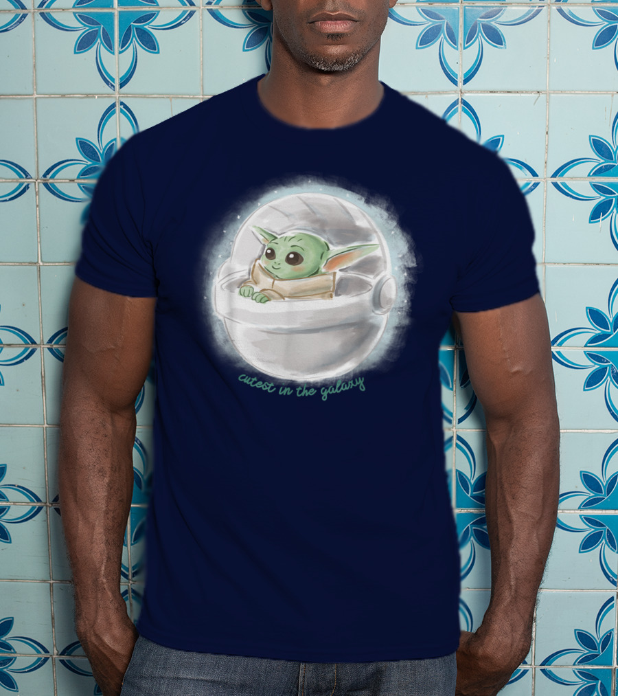 Star Wars The Mandalorian The Child Cutest In The Galaxy Floating Pod T-Shirt