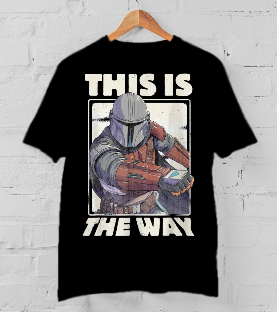 The Mandalorian This Is The Way Star Wars Action Pose T-Shirt