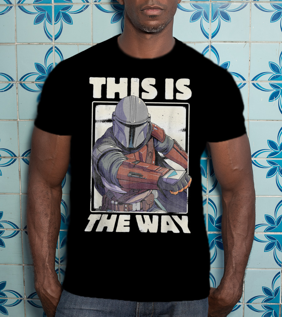 The Mandalorian This Is The Way Star Wars Action Pose T-Shirt