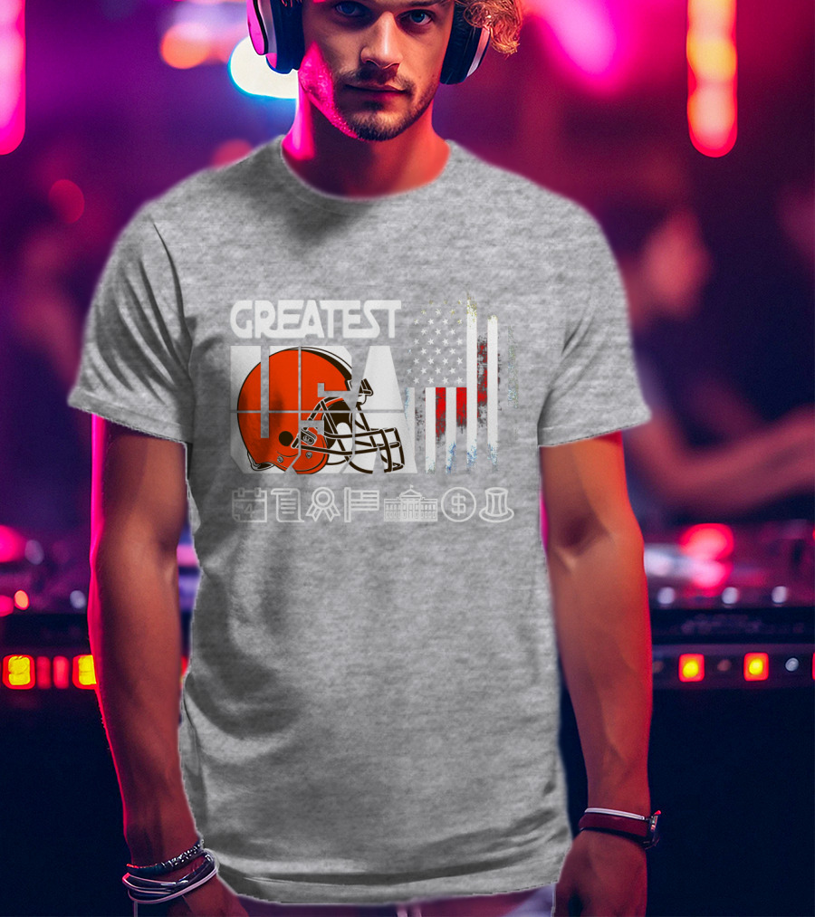 Greatest Usa America Football Helmets Calendar Flag Government Currency Traditions T-Shirt