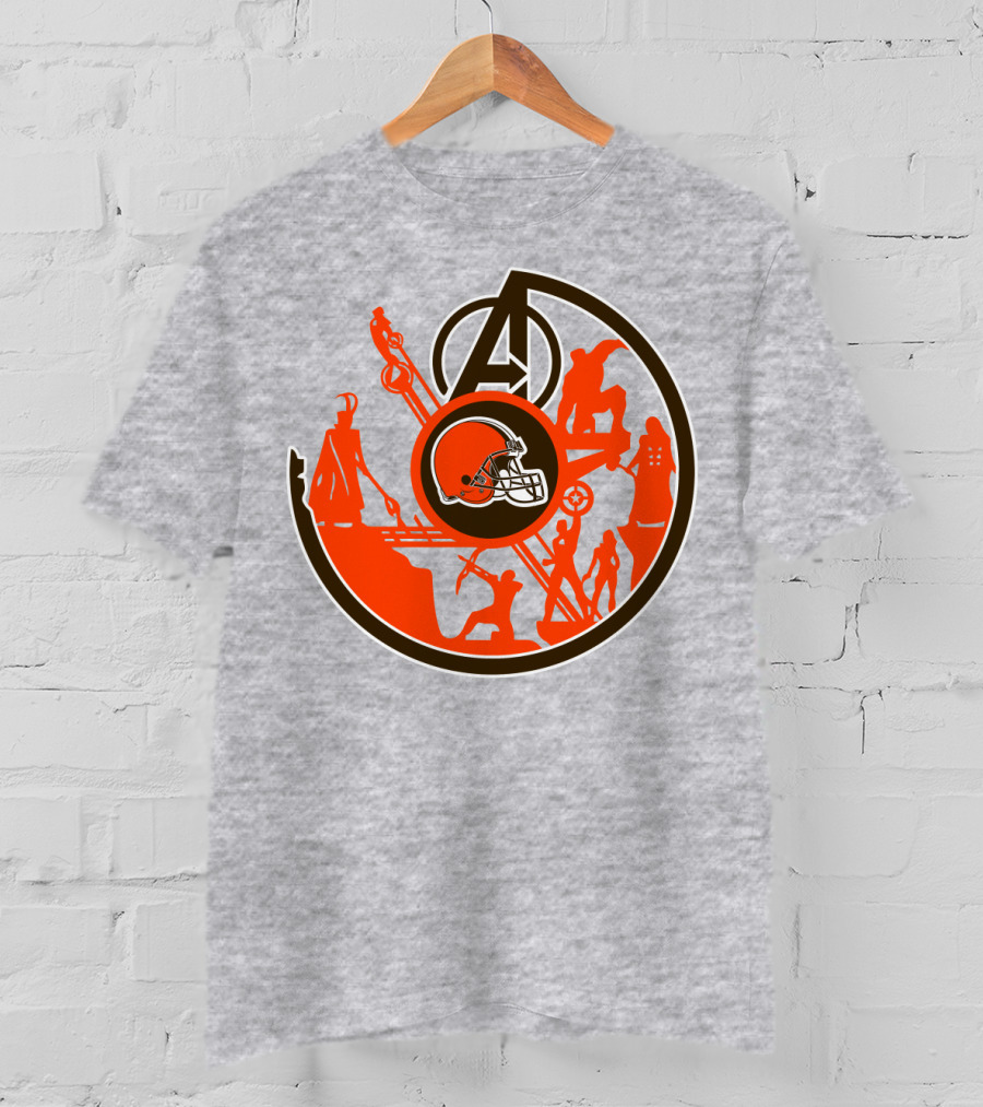 Cleveland Browns Avengers Mashup T-Shirt