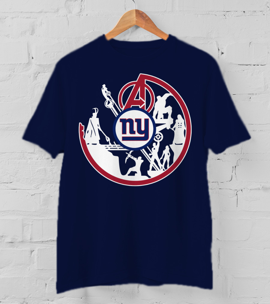 Ny Giants Avengers Crossover T-Shirt
