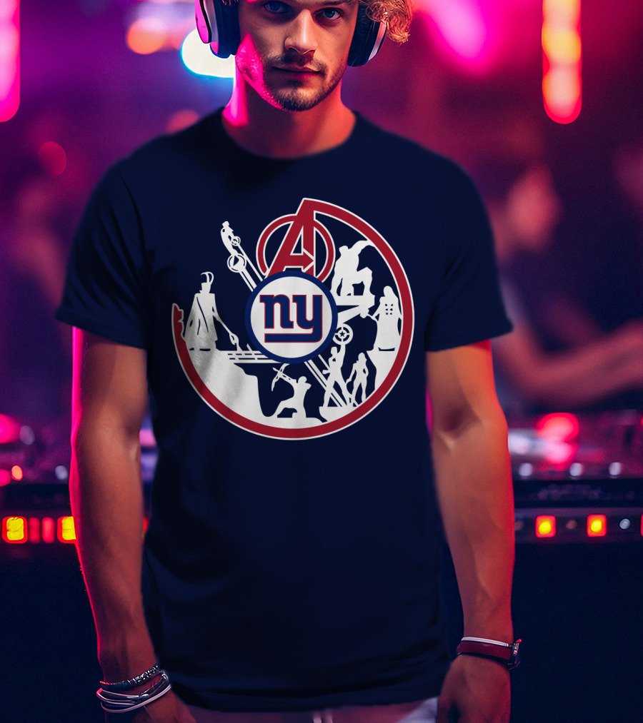 Ny Giants Avengers Crossover T-Shirt