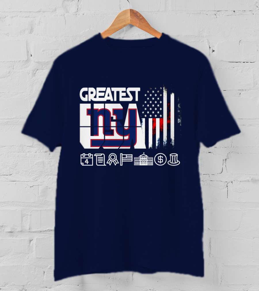 Greatest Ny American Icons And Symbols Collection T-Shirt