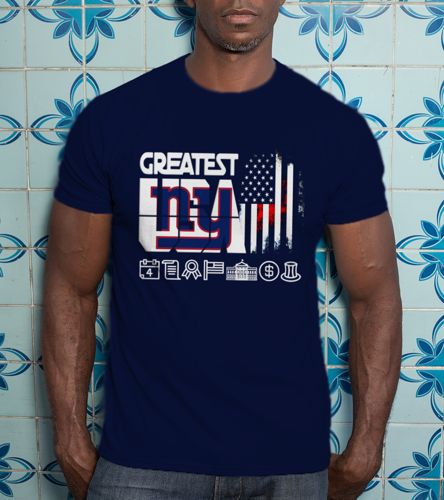 Greatest Ny American Icons And Symbols Collection T-Shirt