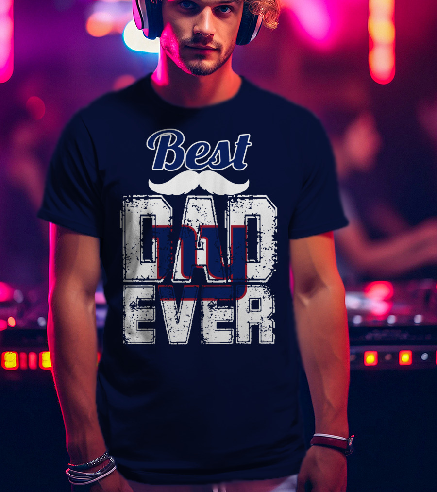 Best Dad Ever Giants T-Shirt