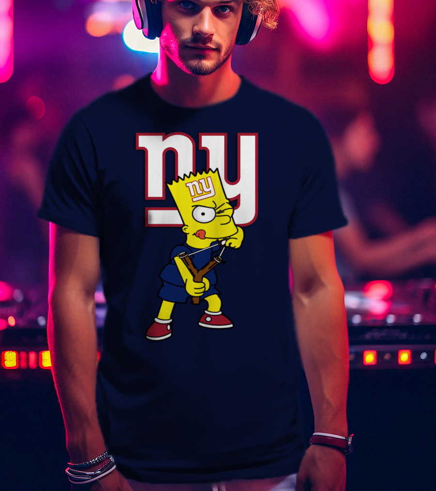 Ny Giants Bart Slingshot T-Shirt