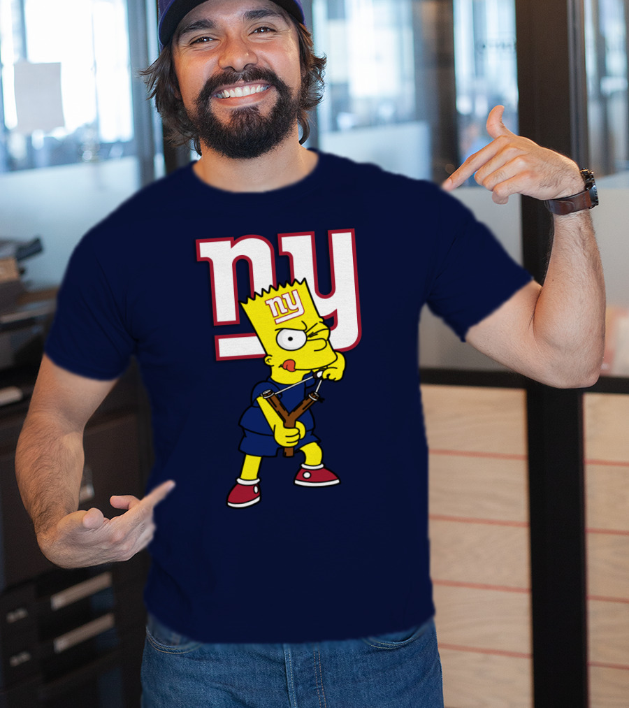 Ny Giants Bart Slingshot T-Shirt