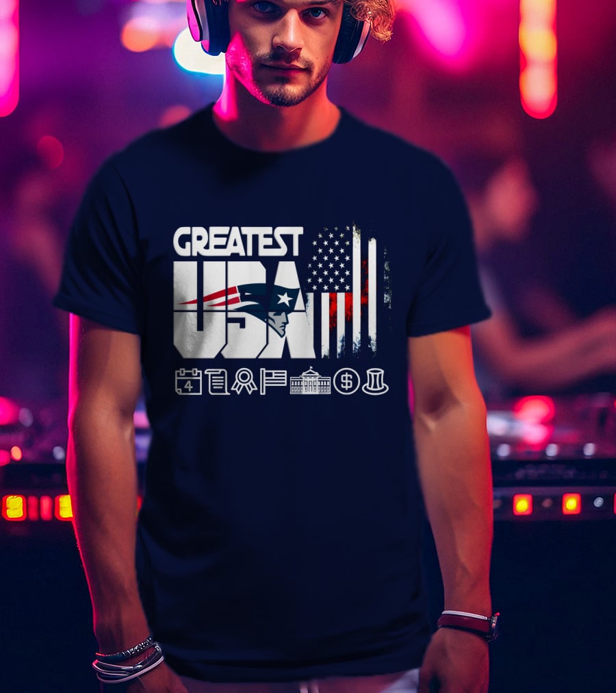 Greatest Usa New England Patriots American Icons T-Shirt