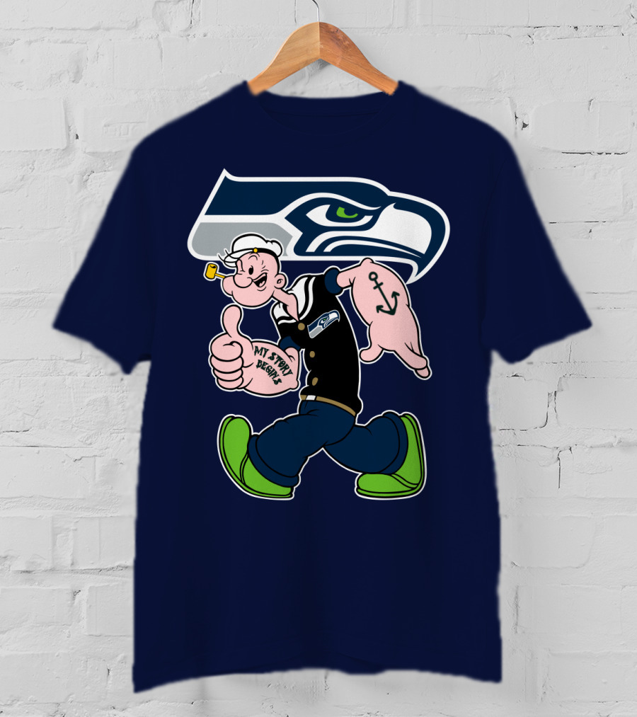 Seahawks Popeye My Jerry Bryant T-Shirt