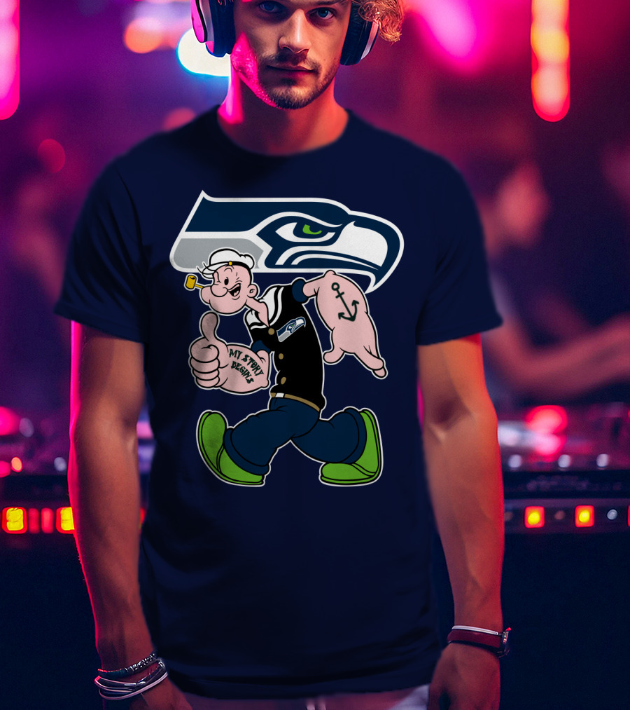 Seahawks Popeye My Jerry Bryant T-Shirt