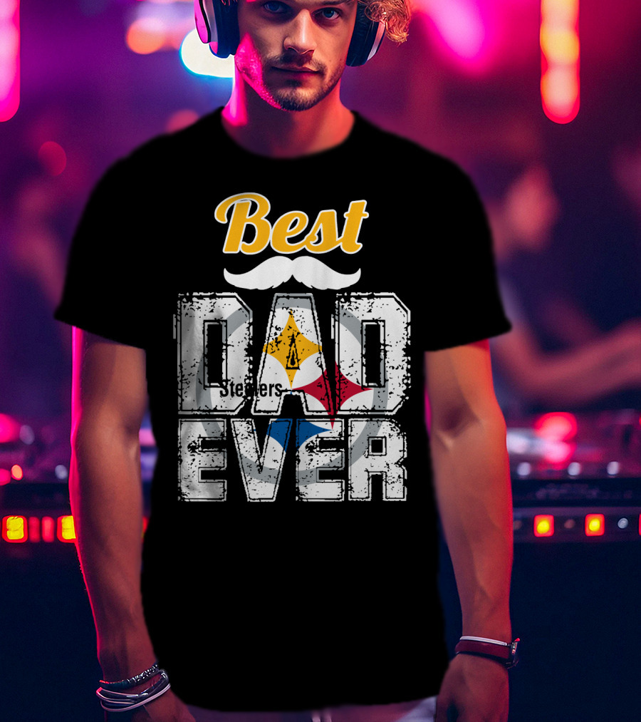 Best Steelers Dad Ever T-Shirt