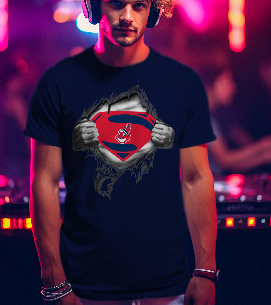 Superman Cleveland Indians T-Shirt