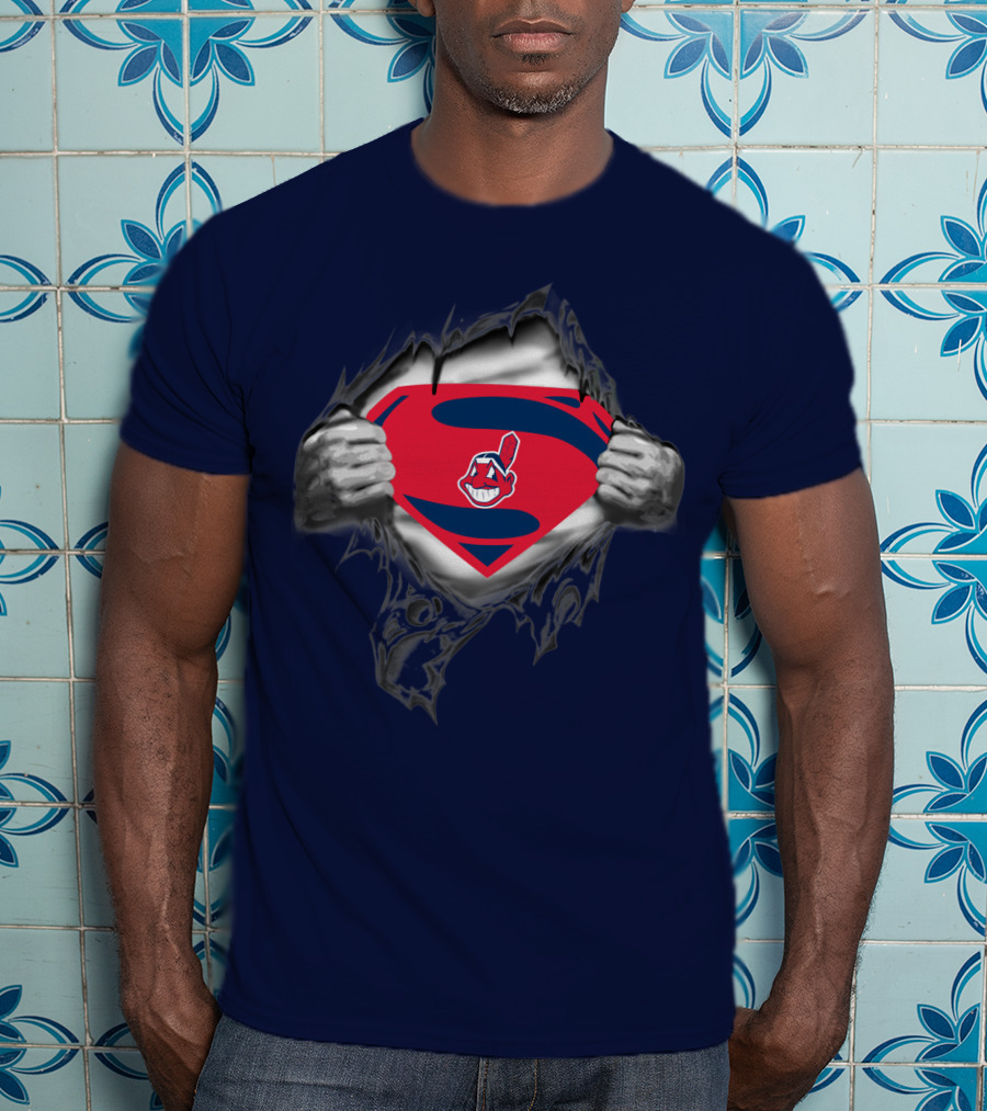 Superman Cleveland Indians T-Shirt
