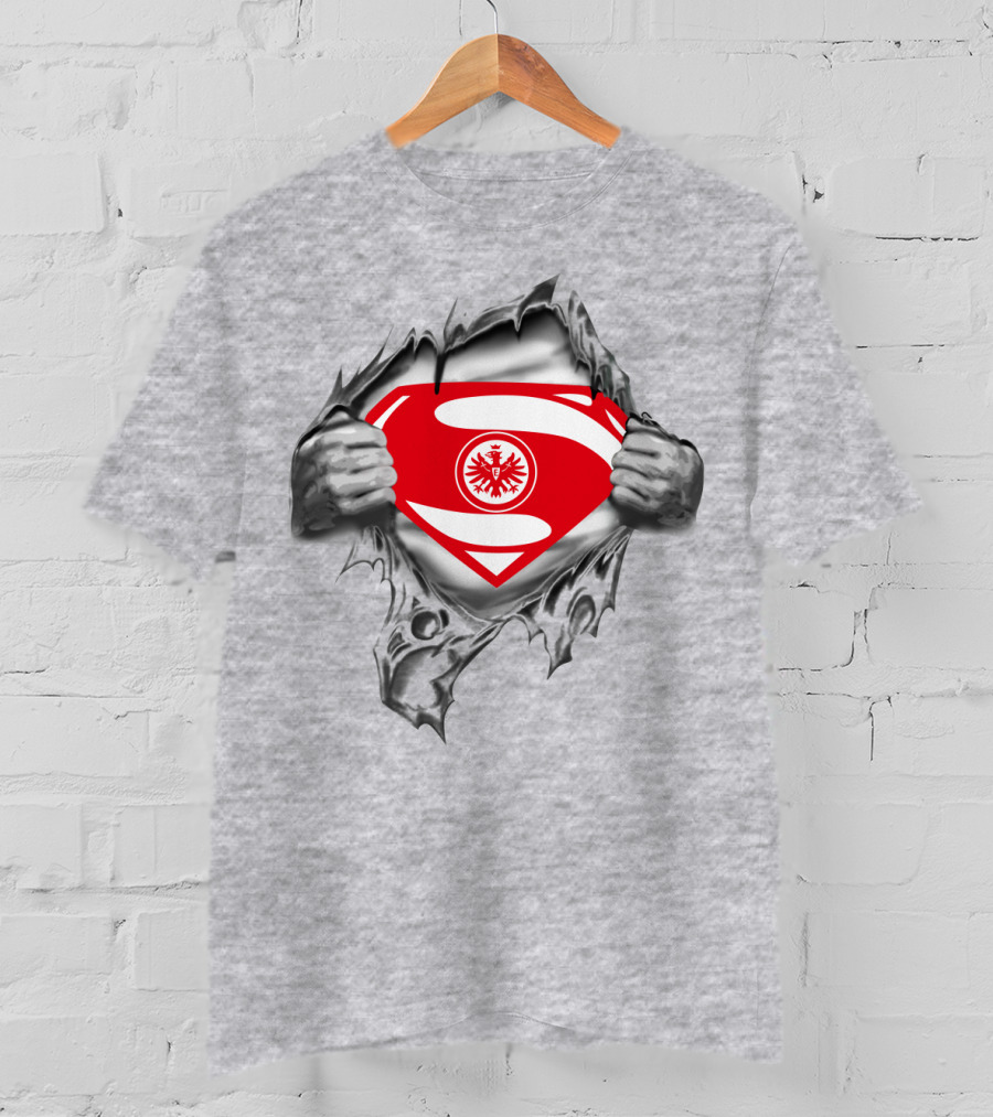 Superman Frankfurt Eintracht Logo Emblem Burst T-Shirt